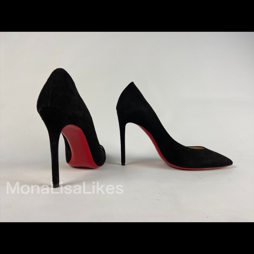 New CHRISTIAN LOUBOUTIN Pigalle Suede Heels 110 mm